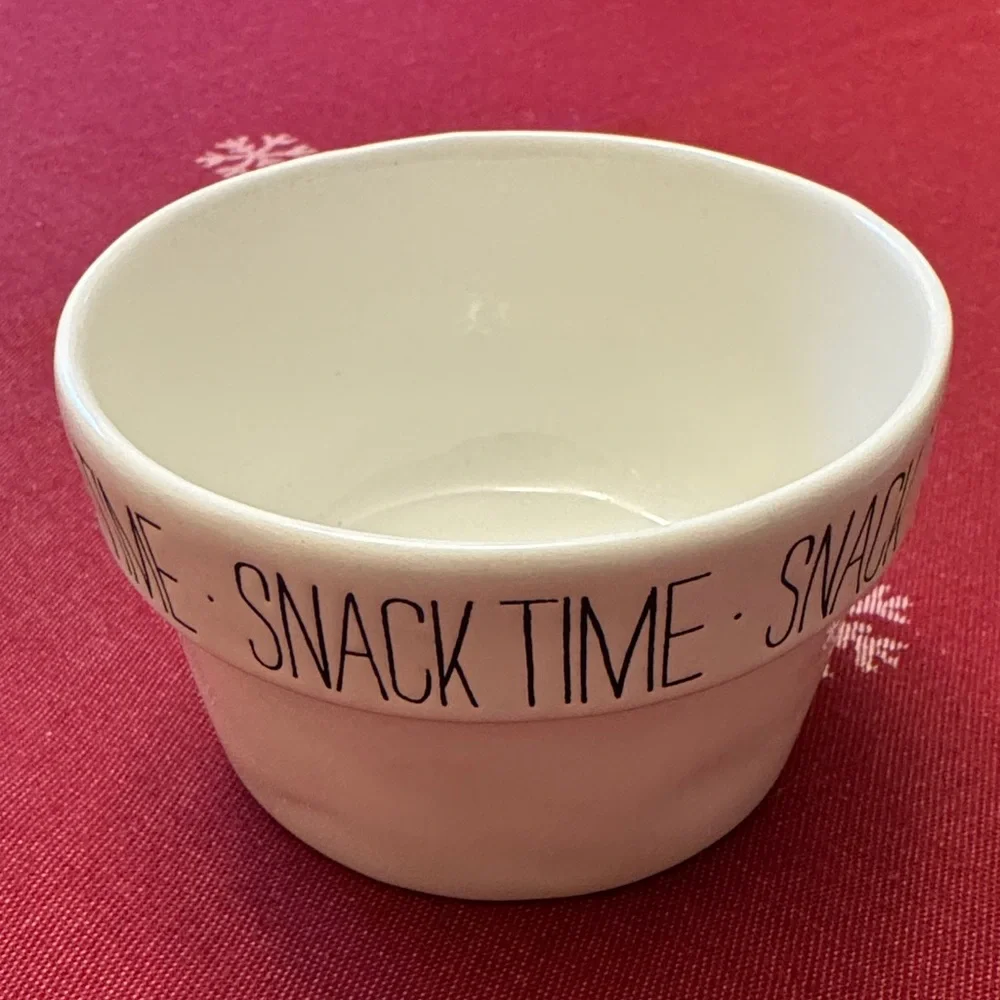 Mud Pie-Rae Dunn Snack Time Bowl Set - Cream. New without tags. - Picture 2 of 7